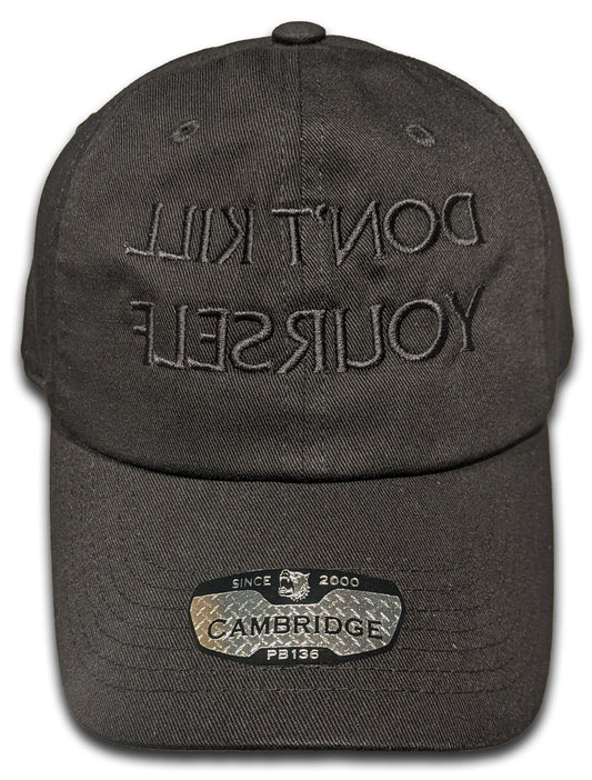 DKY - DAD HAT - BLACK ON BLACK